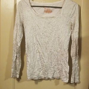 Zebra print no boundries medium white and silver